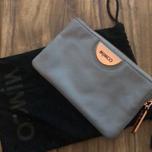 NWOT Grey Designer Mimco wallet & dustbag